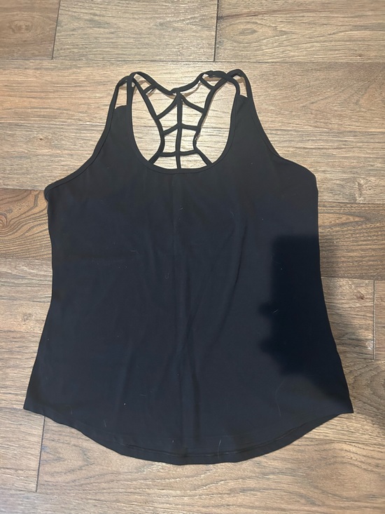 Athleta Tops - Athleta Black Strappy Back Tank Top